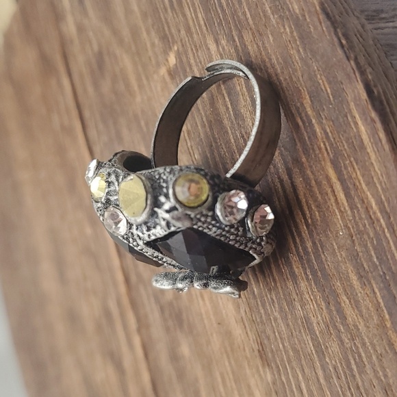 Victorian butterfly adjustable‎ ring missing a couple stone can be restored R540 - Picture 4 of 5